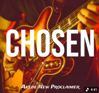 Chosen  cover art by Akede New Proclaimer 